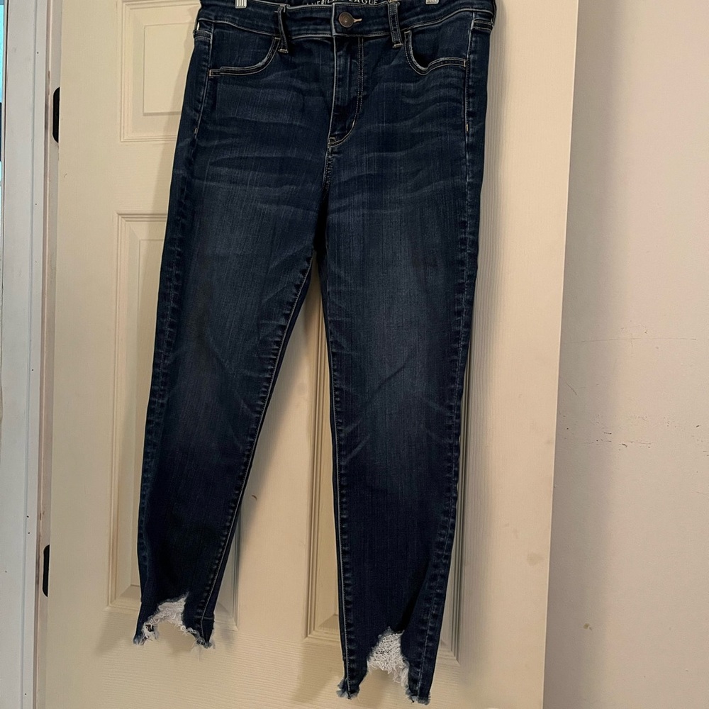 AE High rise, jogging crop 14R